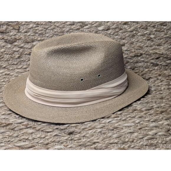 Vintage Dobbs Fifth Avenue New York Men's Stylish Brown Fedora Hat Size 7 1/2 - Picture 1 of 13